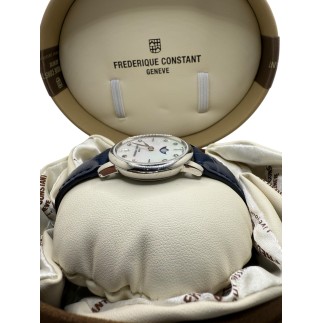 Frederique Constant Dlimline Ladies Moonphase. Full set.