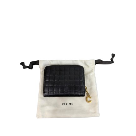 Portefeuille Céline en cuir.