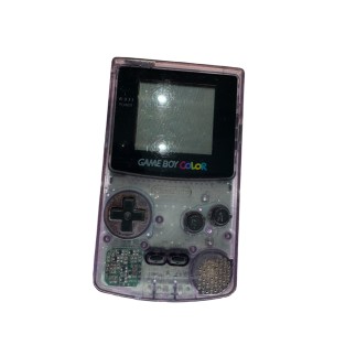 Console Nintendo Game Boy Color Violet transparente.