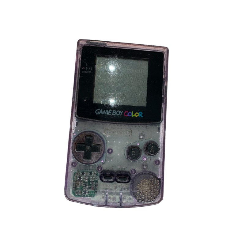 Console Nintendo Game Boy Color Violet transparente. Console Nintendo Game Boy Color Violet transparente.