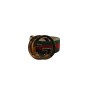 Ceinture Gucci en tissu et cuir T85. Ceinture Gucci en tissu et cuir T85.