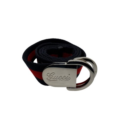 Ceinture en toile Gucci T80, état neuf.