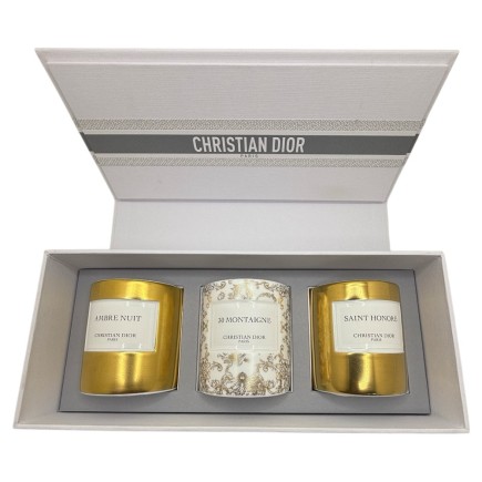3 Bougies Christian Dior, produit neuf.