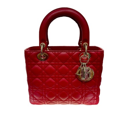 Sac à main avec bandoulière Lady Dior, état neuf avec facture.