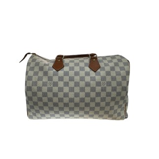 Louis Vuitton Speedy 35 toile damier Azur.