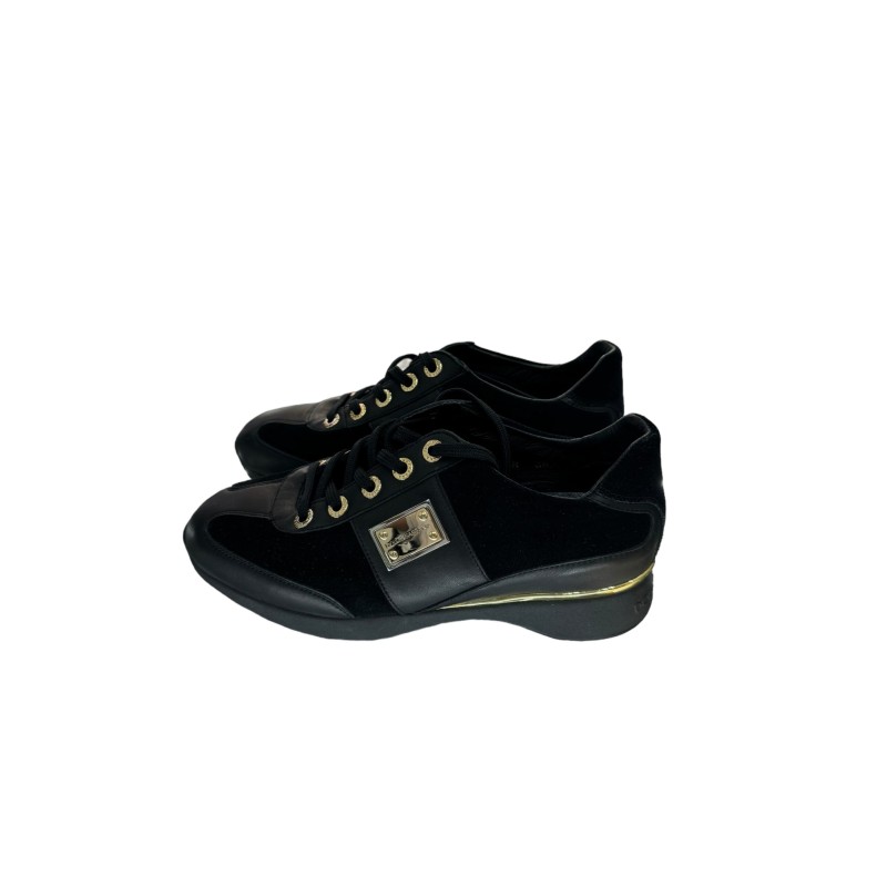 Sneaker Dolce Gabbana Black Wedge P38.5, produit neuf. Sneaker Dolce Gabbana Black Wedge P38.5, produit neuf.