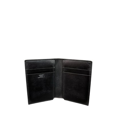 Porte cartes Hermes en cuir.