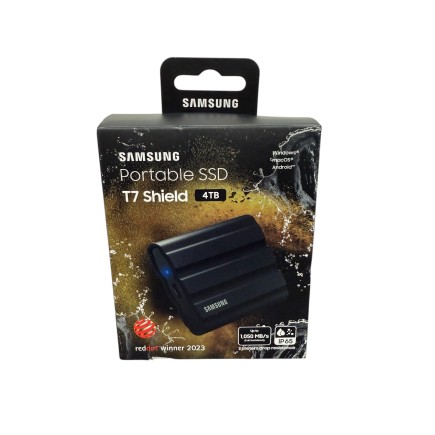 SSD Samsung T7 Shield 4TB, produit neuf scellé.