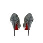 Escarpins Christian Louboutin Blue Denis Spikes P39 Escarpins Christian Louboutin Blue Denis Spikes P39