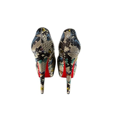 Escarpins Christian Louboutin Python Butterfly Print P39