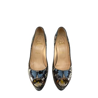 Escarpins Christian Louboutin Python Butterfly Print P39