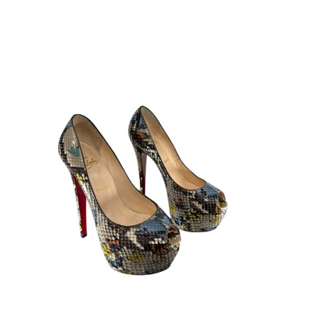 Escarpins Christian Louboutin Python Butterfly Print P39
