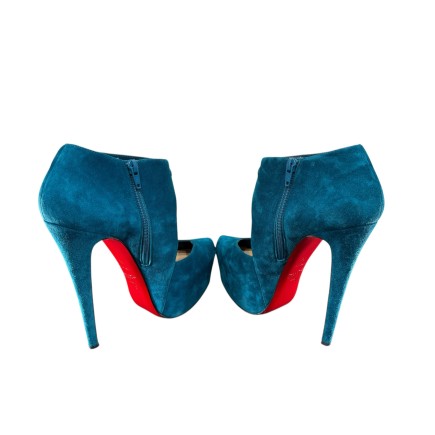 Escarpins Christian Louboutin Daffodile Boots Turquoise P39