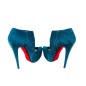 Escarpins Christian Louboutin Daffodile Boots Turquoise P39 Escarpins Christian Louboutin Daffodile Boots Turquoise P39