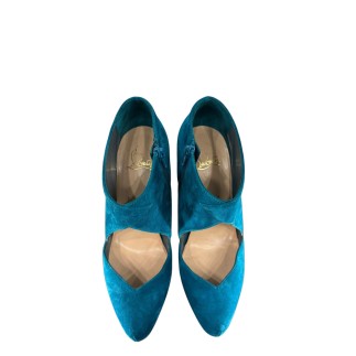Escarpins Christian Louboutin Daffodile Boots Turquoise P39