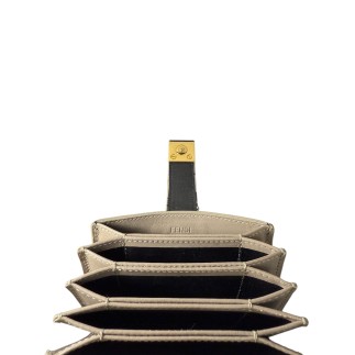 Porte Cartes Fendi accordion en cuir