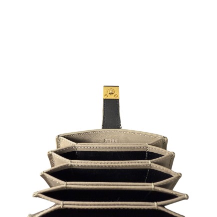 Porte Cartes Fendi accordion en cuir