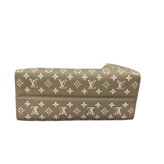 Sac Louis Vuitton OnTheGo Kaki Beige, état neuf avec facture.