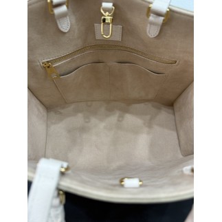 Sac Louis Vuitton OnTheGo Kaki Beige, état neuf avec facture.
