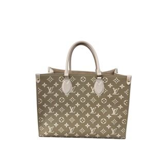 Sac Louis Vuitton OnTheGo Kaki Beige, état neuf avec facture.