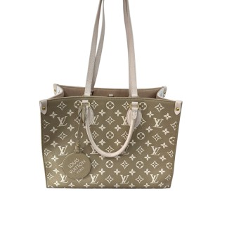Sac Louis Vuitton OnTheGo Kaki Beige, état neuf avec facture.