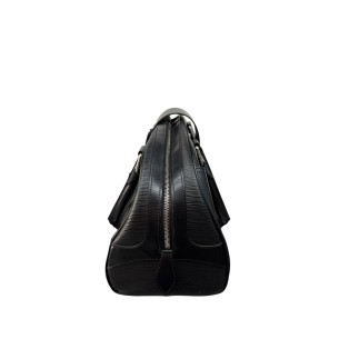 Sac à main Louis Vuitton Montaigne Cuir Épi Noir.