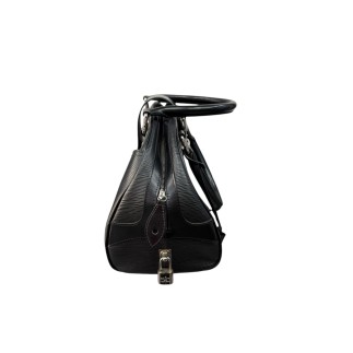 Sac à main Louis Vuitton Montaigne Cuir Épi Noir.
