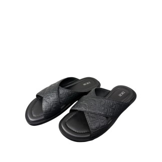 Sandale Dior Alias Cuir Gravity Noir, P41-42, Etat neuf.