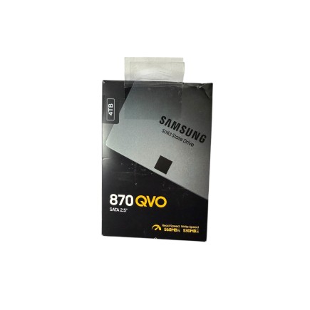 SSD Samsung 870 QVO 4TB, produit neuf.