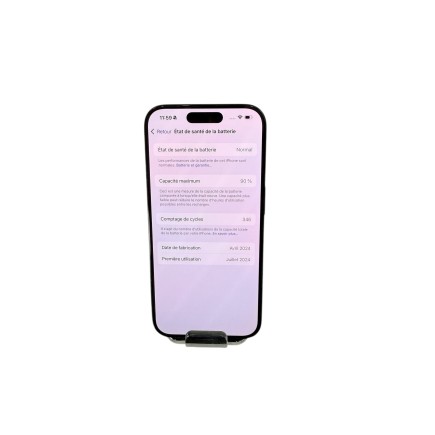 Apple IPhone 15 Pro 128GB Batterie 90%