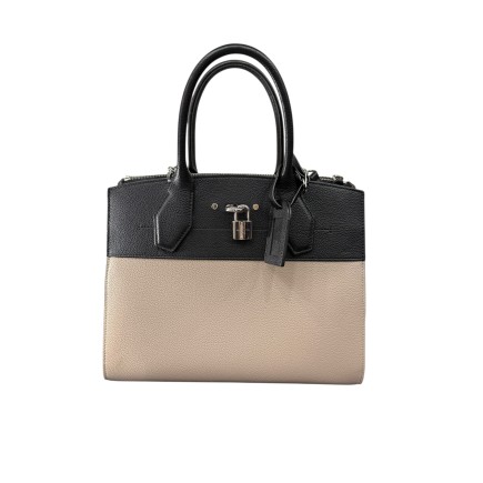 Louis Vuitton City Steamer MM avec bandoulière et facture.