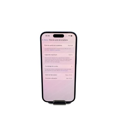 Apple IPhone 16 128GB Batterie 100%, Garantie Apple 1 an.