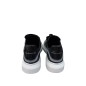 Sneaker Alexander McQueen Noir Argentée, P44, état neuf.