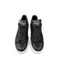 Sneaker Alexander McQueen Noir Argentée, P44, état neuf. Sneaker Alexander McQueen Noir Argentée, P44, état neuf.
