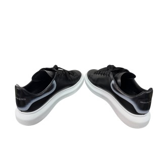 Sneaker Alexander McQueen Noir Argentée, P44, état neuf.