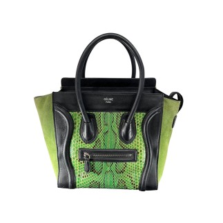 Celine Luggage Python.