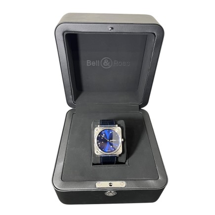 Bell & Ross BR-S64 Diamond, full set, garantie 06.27