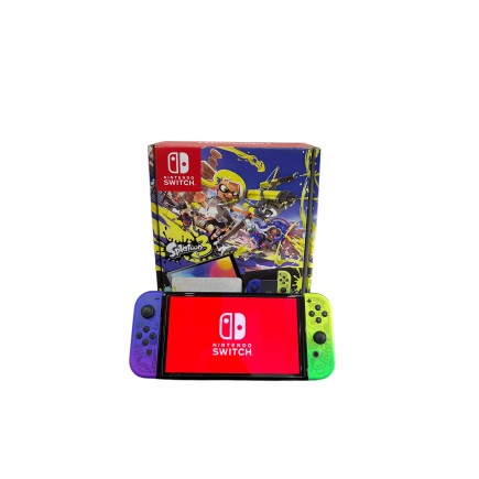 Console Nintendo Switch Oled Édition limitée Splatoon.